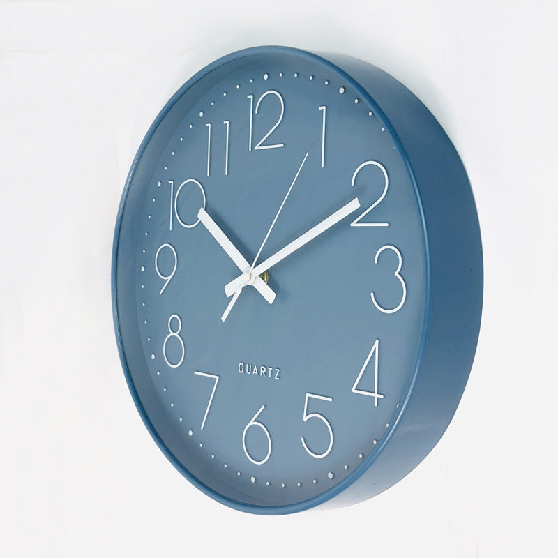 8-inch 20cm Wall Clock, 3D Quartz Wall Clock for Living Room, Hanging Wall Clock, Wall Mounted Clock