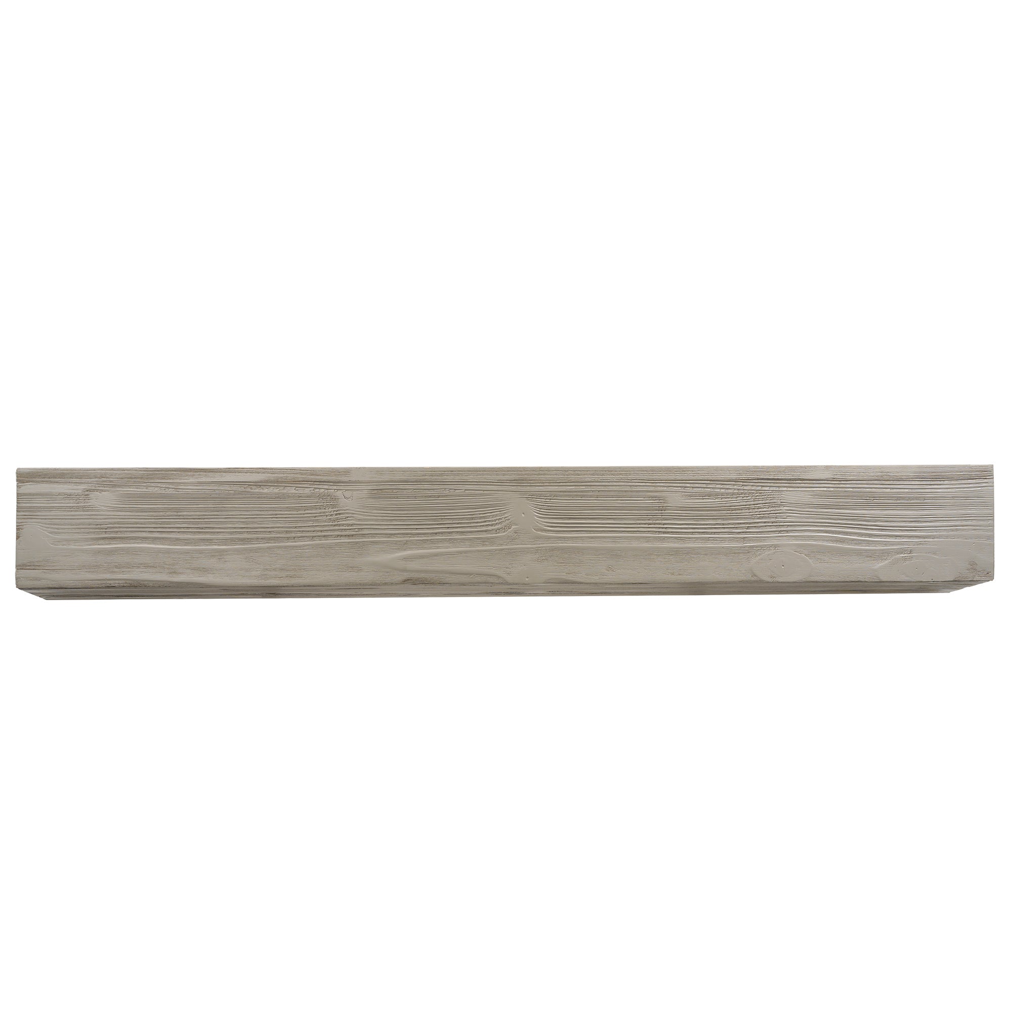 60" Rustic Wood Fireplace Mantel,Wall-Mounted & Floating Shelf for Home Decor grey