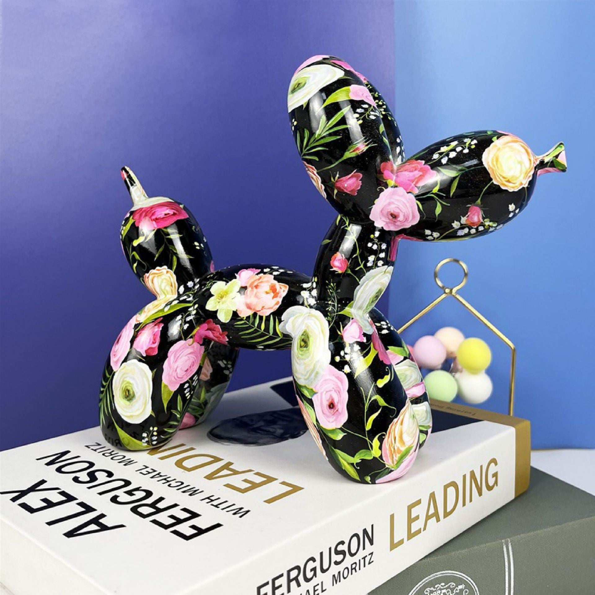Balloon Dog Resin Ornaments Creative European-Style Home Living Room Soft Furnishing Crafts Desktop Decorations
