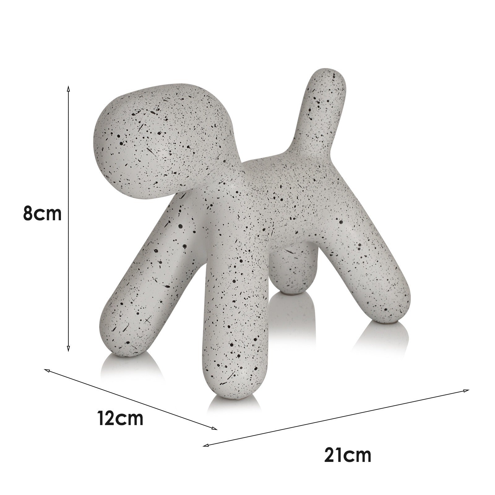 Small Spotted Dog Resin Home Decoration