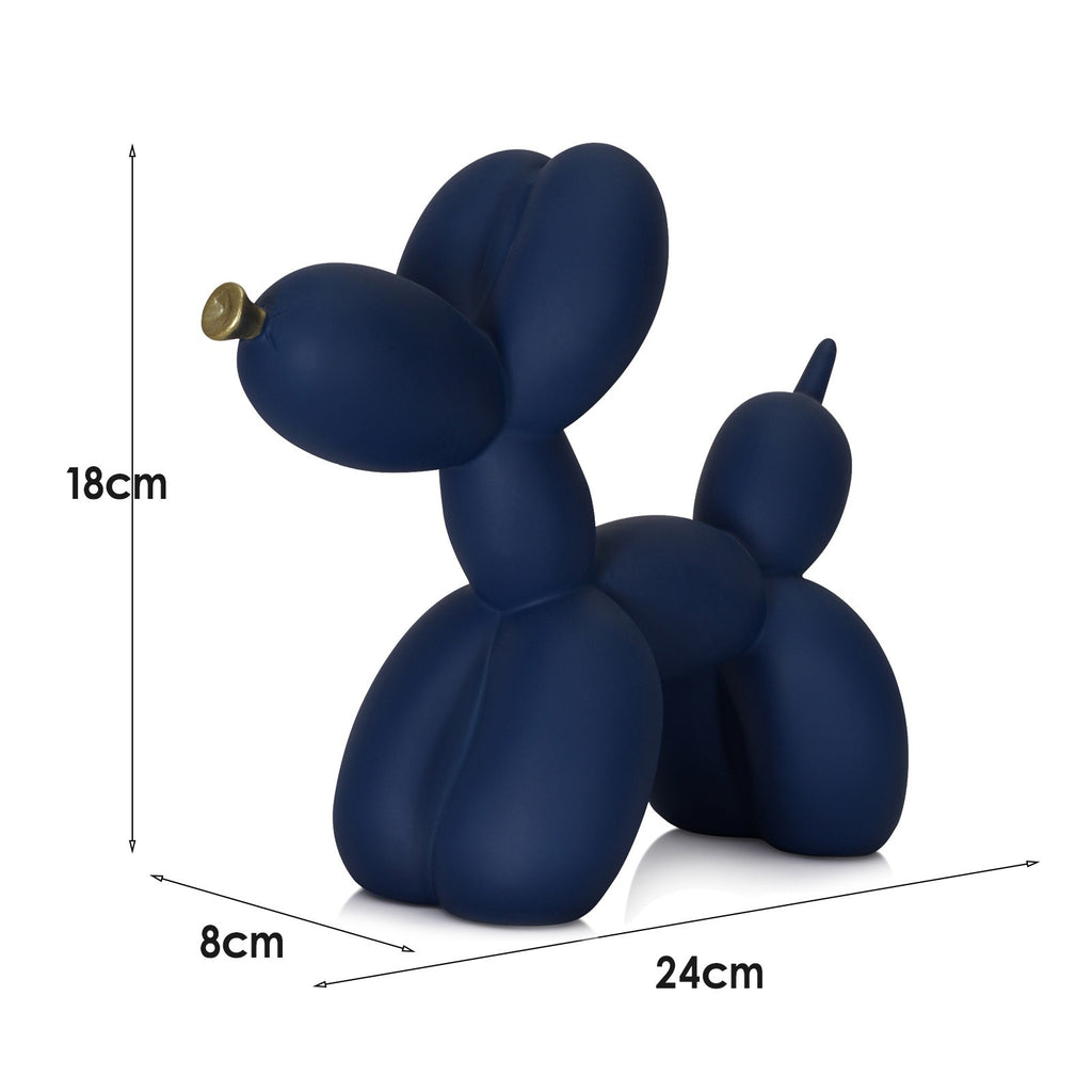 Simple purple balloon dog home decoration