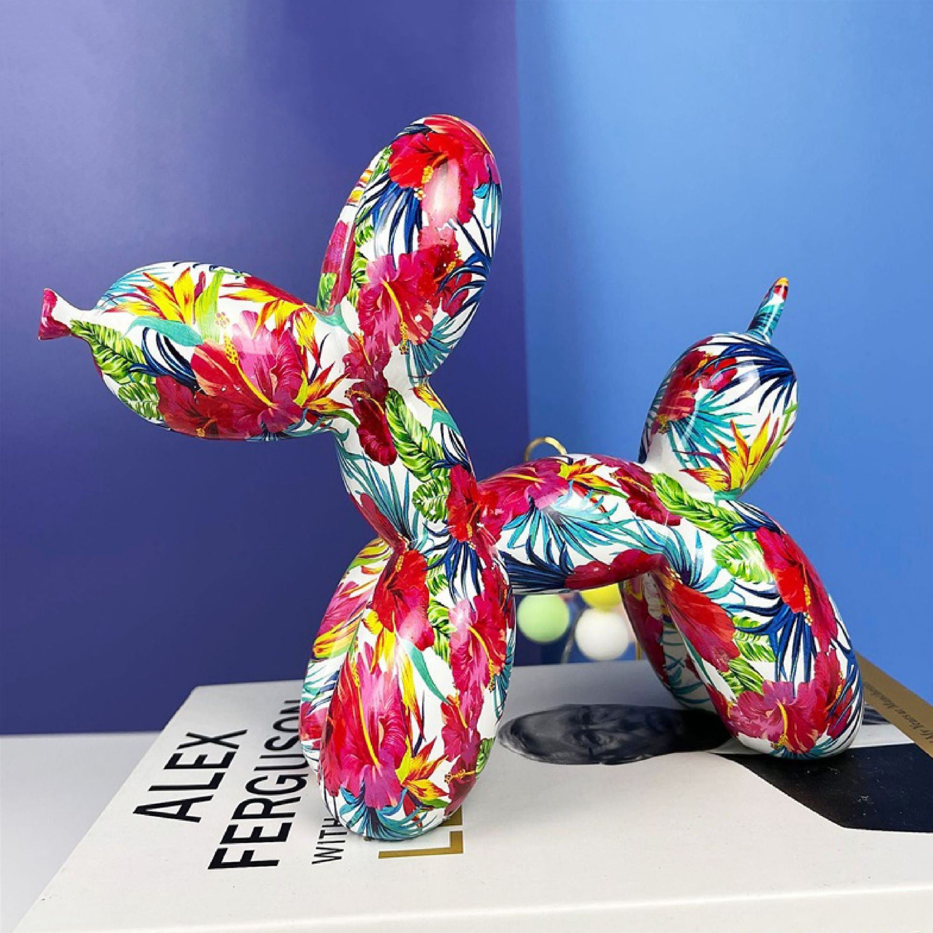 Balloon Dog Resin Ornaments Creative European-Style Home Living Room Soft Furnishing Crafts Desktop Decorations