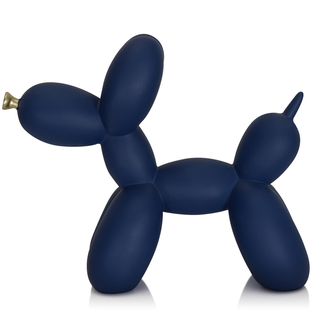 Simple purple balloon dog home decoration