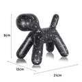 Small Spotted Dog Resin Home Decoration