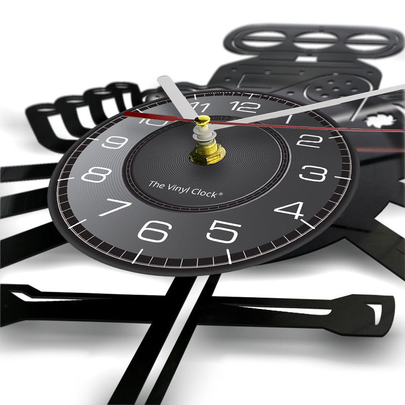 Phonograph Record Wall Clock Car Maintenance Decoration Personalized Wall Clock Wall Clock Wall Clock Hanging Decoration