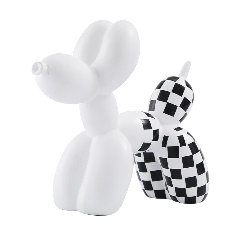 Fluid Balloon Dog Resin Decoration Creative Living Room Home Crafts Desktop Decoration